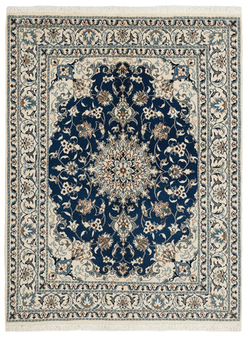MY-RUG Teppich "Nain Kashmar" Medaillon-Design, Handgeknüpft