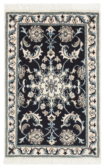 MY-RUG Teppich "Nain Kashmar" Medaillon-Design, Handgeknüpft