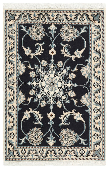 MY-RUG Teppich "Nain Kashmar" Medaillon-Design, Handgeknüpft