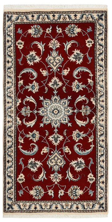 MY-RUG Teppich "Nain Kashmar" Medaillon-Design, Handgeknüpft