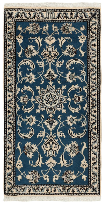 MY-RUG Teppich "Nain Kashmar" Medaillon-Design, Handgeknüpft