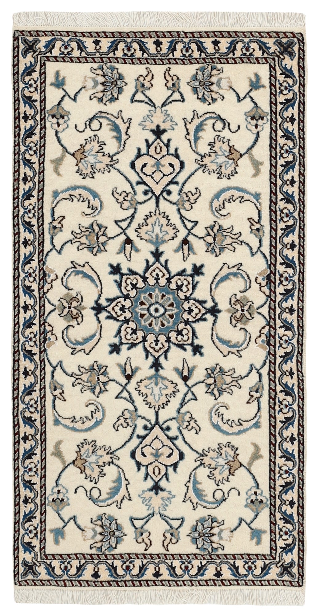 MY-RUG Teppich "Nain Kashmar" Medaillon-Design, Handgeknüpft