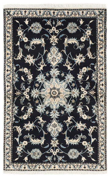 MY-RUG Teppich "Nain Kashmar" Medaillon-Design, Handgeknüpft
