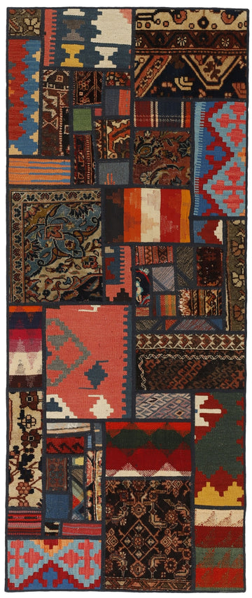 MY-RUG Teppich "Modern Patchwork " Geometrische Muster, Handgeknüpft