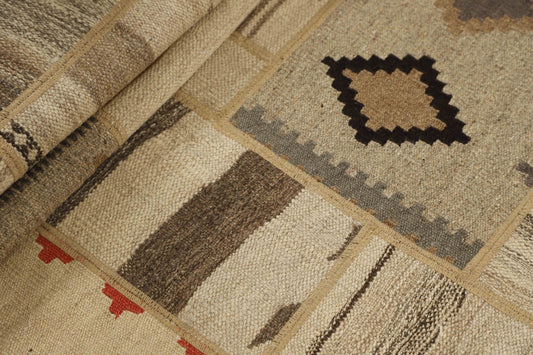 MY-RUG Teppich "Modern Patchwork " Geometrische Muster, Handgeknüpft