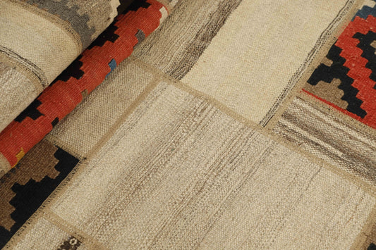 MY-RUG Teppich "Modern Patchwork " Geometrische Muster, Handgeknüpft