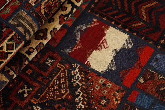 MY-RUG Teppich "Modern Patchwork " Geometrische Muster, Handgeknüpft