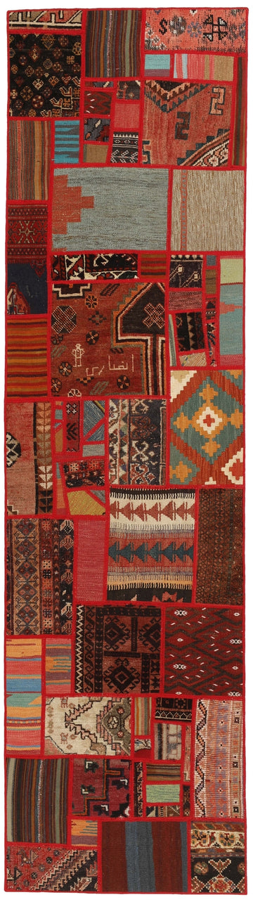 MY-RUG Teppich "Modern Patchwork " Geometrische Muster, Handgeknüpft