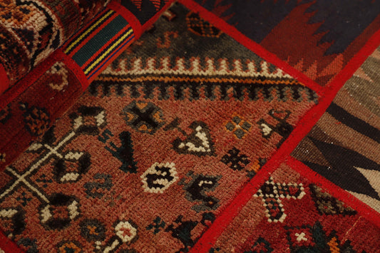 MY-RUG Teppich "Modern Patchwork " Geometrische Muster, Handgeknüpft
