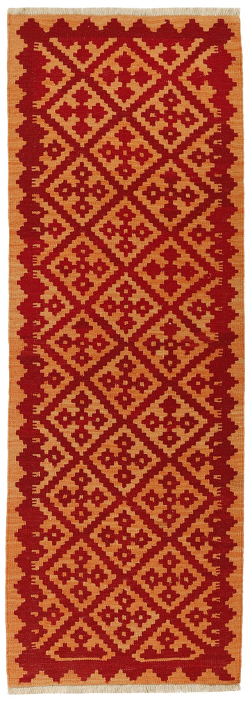 MY-RUG Teppich "Kelim" Rauten-& Diamantmuster, Handgewebt