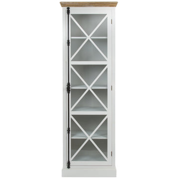 Großer Vitrinenschrank "Theresia" mit Querstreben