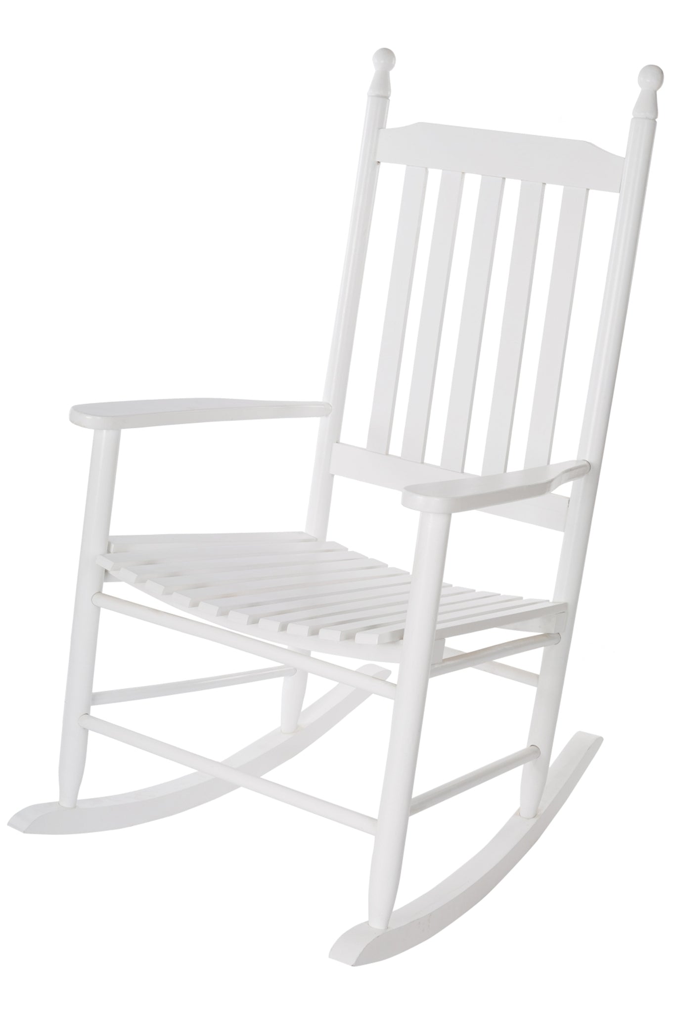 Weißer Schaukelstuhl "Lynn"