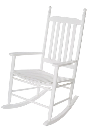 Weißer Schaukelstuhl "Lynn"