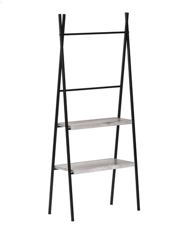 Leiterregal Artemis by  , 2 Ablagen, 55x22x125cm elegantes, modernes Design