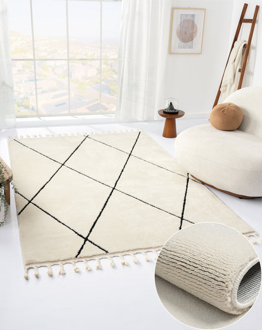 MY-RUG "Ida", Hochflorteppich modern