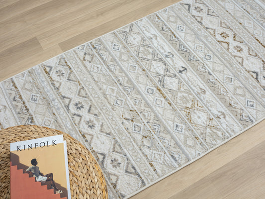 MY-RUG "Mina", flachgewebter Teppich mit maritimen Muster