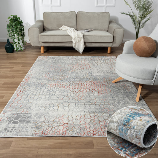 MY-RUG "Hanne", verspielter Kurzflorteppich